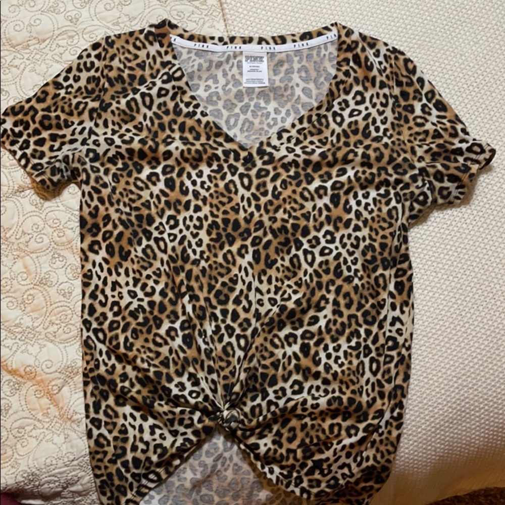 PINK leopard Shirt